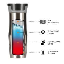 NILS CAMP Termohrnek NCC06 stříbrný