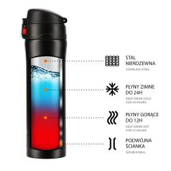 NILS CAMP Termoska NCB10 černá