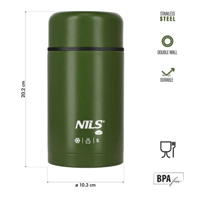 Nils Termoska na jídlo Camp NC3802 zelená 1000 ml