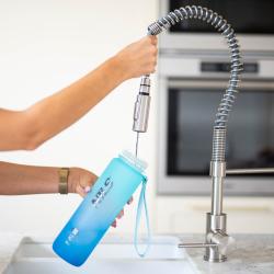 NILS CAMP Tritanová fľaša na pitie NCD04 950 ml modrá