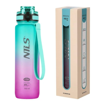 Nils Tritanová láhev na pití Camp NCD04 950 ml zeleno-růžová