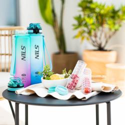 Nils Tritanová fľaša na pitie Camp NCD04 950 ml zeleno-ružová