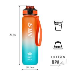 Nils Tritanová láhev na pití Camp NCD68 1000 ml oranžovo-modrá