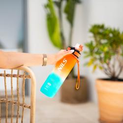 Nils Tritanová fľaša na pitie Camp NCD68 1000 ml oranžovo-modrá