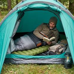 Nils Camp NC4402 zelená karimatka s integrovanou pumpou