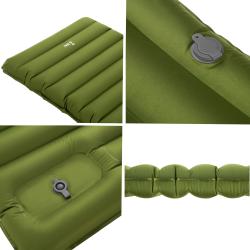 Nils Camp NC4402 zelená karimatka s integrovanou pumpou