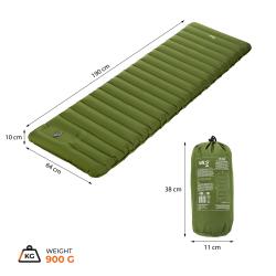 Nils Camp NC4402 zelená karimatka s integrovanou pumpou