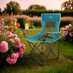 Nils Turistické kreslo Camp NC3302 modré/šedé