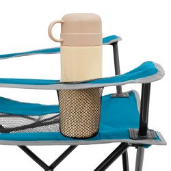 Nils Turistické kreslo Camp NC3302 modré/šedé