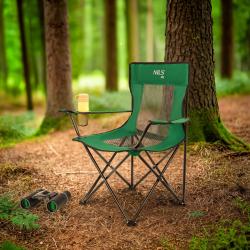 Nils Turistické kreslo Camp NC3302 zelené/čierne