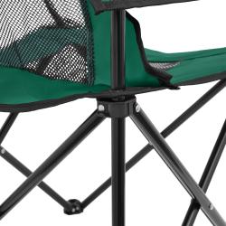 Nils Turistické kreslo Camp NC3302 zelené/čierne
