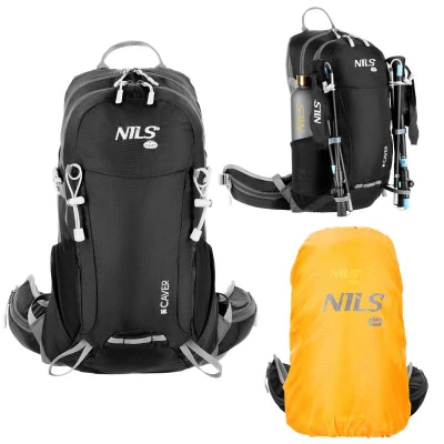 NILS CAMP Turistický batoh NC1950 Caver černý 18L