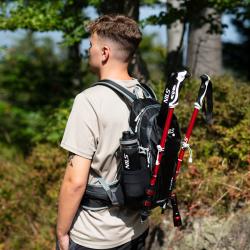 NILS CAMP Turistický batoh NC1950 Caver čierny 18L