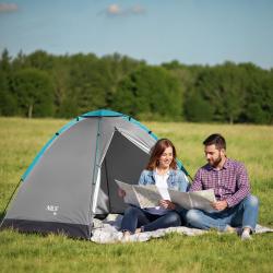 Nils NC3021 šedý turistický stan
