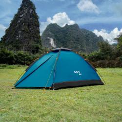 Nils Turistický stan Camp NC6033 Nightfall modrý/svetlo šedý