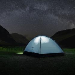 Nils NC6033 Nightfall šedý/modrý turistický stan