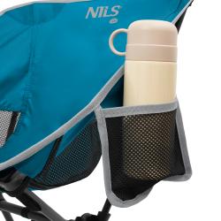 NILS Camp NC3320 modréUltralehké skládací křeslo