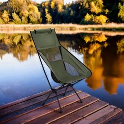 Nils Ultralehké skládací křeslo Camp NC3321 khaki