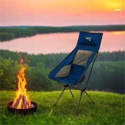 Nils Ultralehké skladacie kreslo Camp NC3322 modré