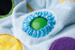 NINY Pejsek Ipo velký set se 60 míčky baby bazének s chrastítky na zip