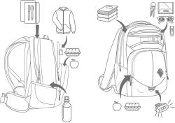 Nitro Školní batoh SUPERHERO tropical