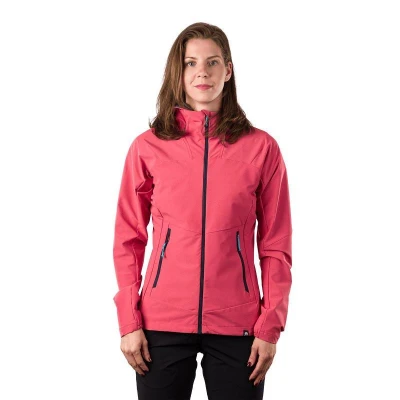 Northfinder ALLY-490coral dámská turistická softshellová bunda s kapucí