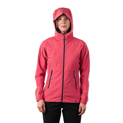 Northfinder ALLY-490coral dámská turistická softshellová bunda s kapucí