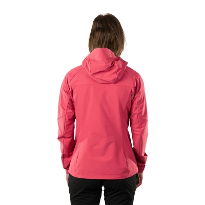 Northfinder ALLY-490coral dámská turistická softshellová bunda s kapucí