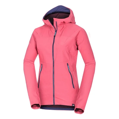 Northfinder ALLY-490coral dámská turistická softshellová bunda s kapucí