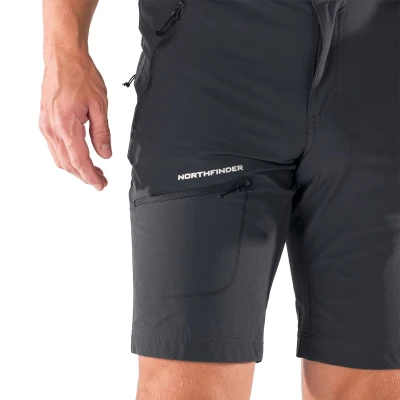 Northfinder ARIO-319grey pánské turistické kraťasy
