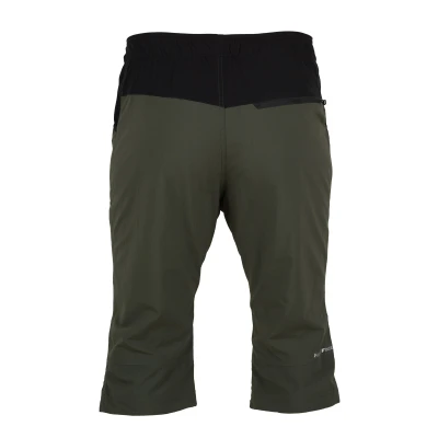 Northfinder ARTUR-550blackdarkgreen pánské turistické 3/4 kalhoty