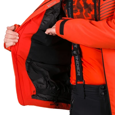 Northfinder BARTALAN-361redblack pánská lyžařská bunda