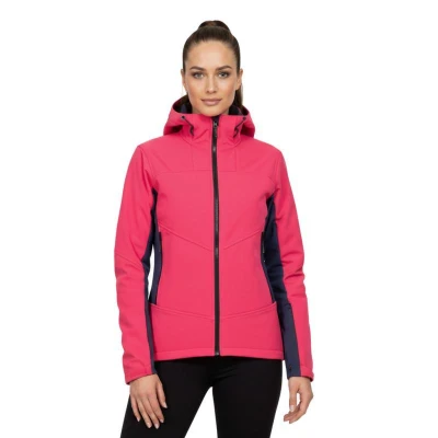 Northfinder CHANDRA-276blackpink dámská turistická softshellová bunda