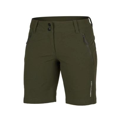 Northfinder CHANDRA-300darkgreen dámské turistické kraťasy