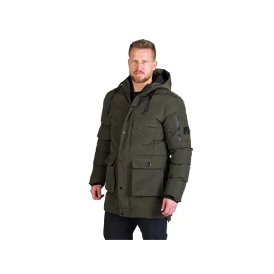 Northfinder DOMENICO-300darkgreen pánská zimní bunda