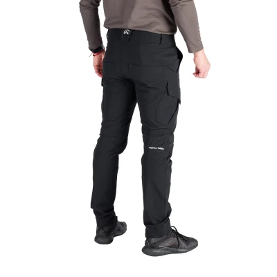 Northfinder KUBA-270blackblack pánské turistické zateplené kalhoty