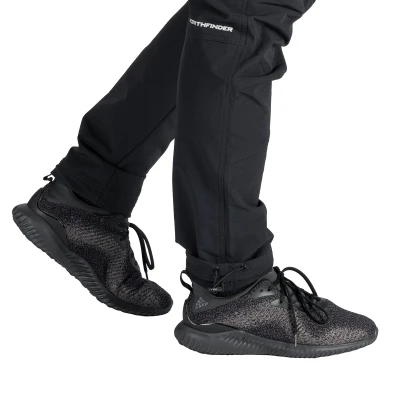 Northfinder KUBA-270blackblack pánské turistické zateplené kalhoty