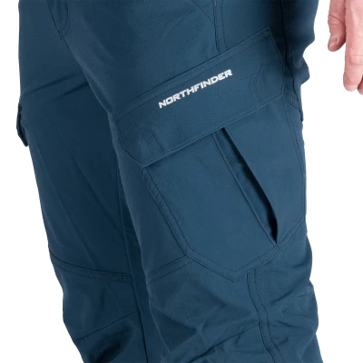 Northfinder KUBA-346navy pánské turistické zateplené kalhoty