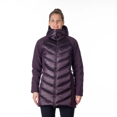Northfinder MARGIE-532-darkplum dámská turistická softshellová bunda