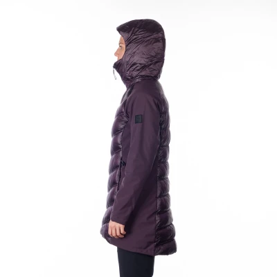 Northfinder MARGIE-532-darkplum dámská turistická softshellová bunda