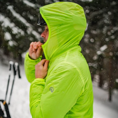 Northfinder NORTHKIT-BU-3267OR-green pánská tréninková bunda s kapucí