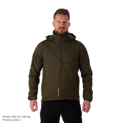 Northfinder NORTHKIT-BU-32682SII-army pánská tréninková bunda s kapucí