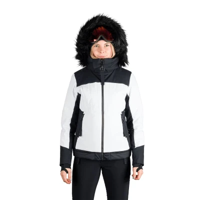 Northfinder TAYLER-212whiteblack dámská lyžařská bunda
