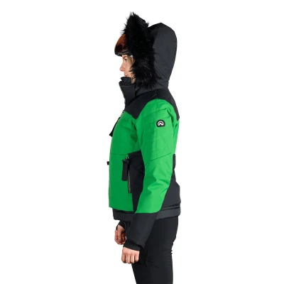 Northfinder TAYLER-409greenblack dámská lyžařská bunda