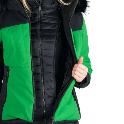 Northfinder TAYLER-409greenblack dámská lyžařská bunda