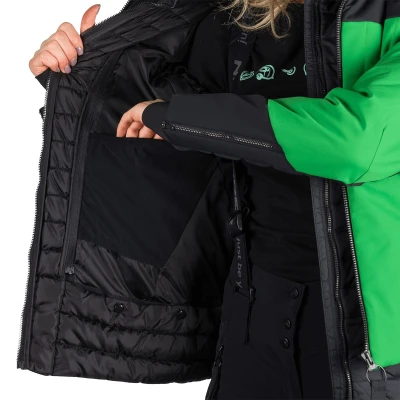 Northfinder TAYLER-409greenblack dámská lyžařská bunda