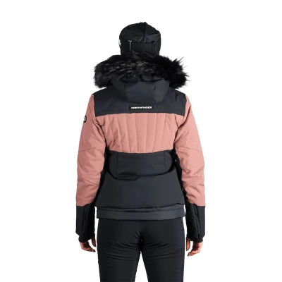 Northfinder TAYLER-521roseblack dámská lyžařská bunda