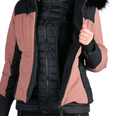 Northfinder TAYLER-521roseblack dámská lyžařská bunda