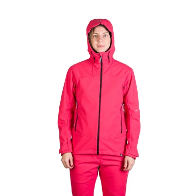 Northfinder TINA-355pink dámská turistická softshellová bunda