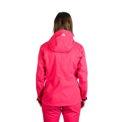 Northfinder TINA-355pink dámská turistická softshellová bunda